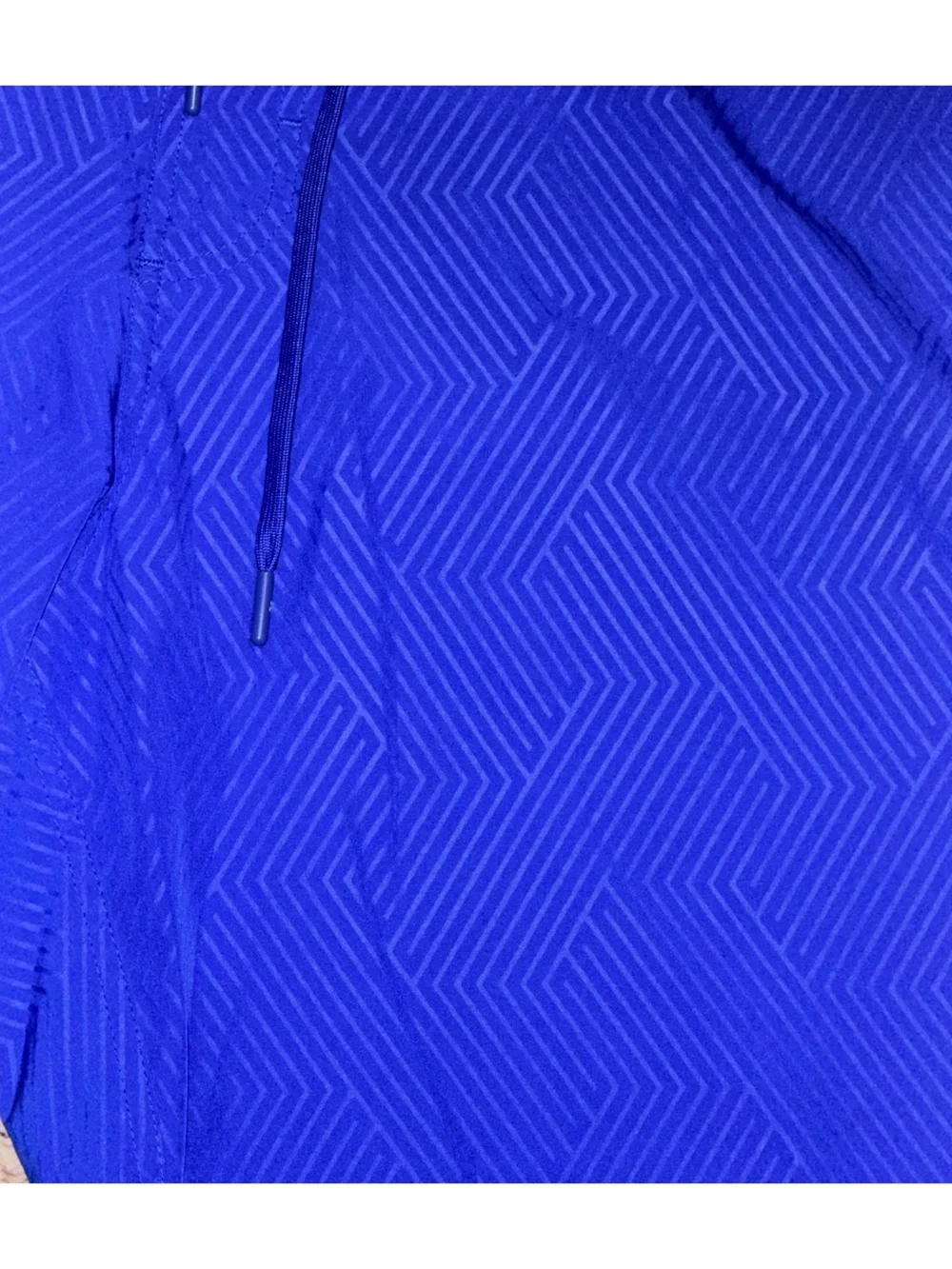 Men's size 2X swim trunks zeroxposur Blue Geo-Print Swim Trunks shorts‎